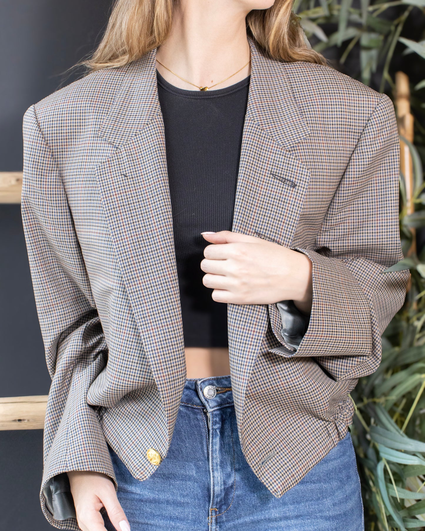 Chaqueta Bomber café