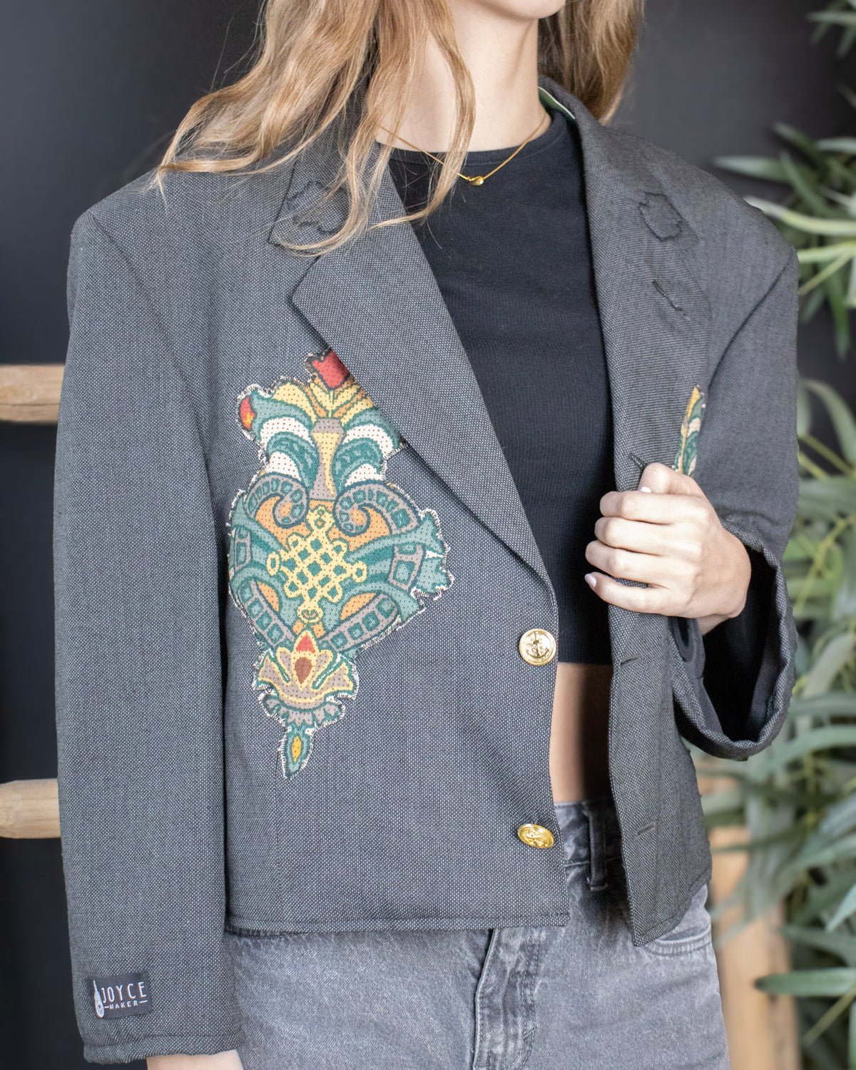 Chaqueta Bomber Parches
