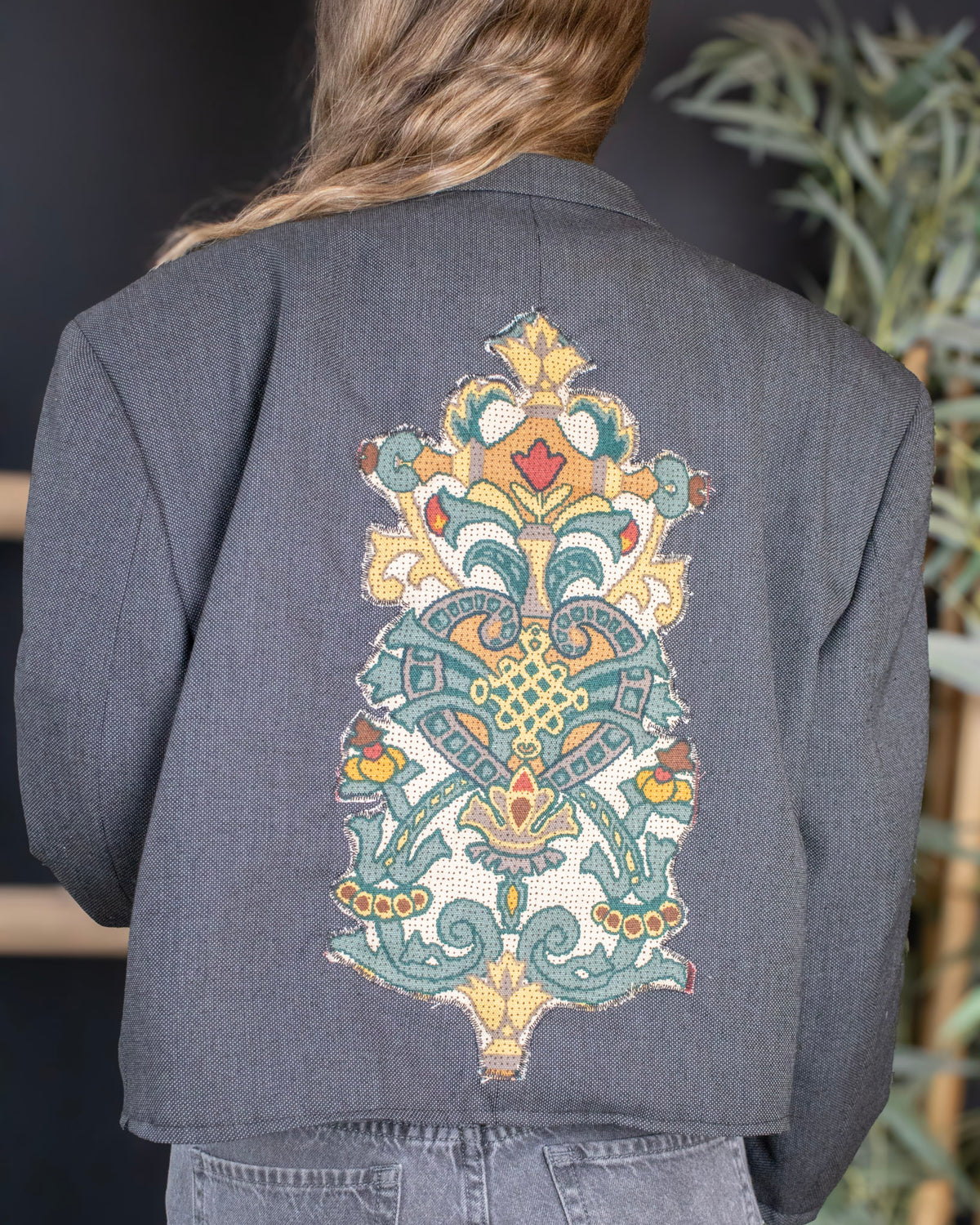 Chaqueta Bomber Parches
